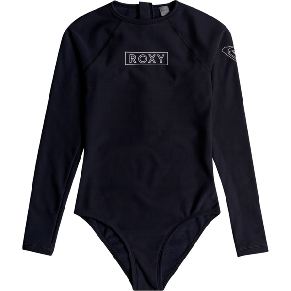 2025 Roxy Womens Heater Zip-Up Long Sleeve One Piece Surfsuit ERJWR03572 - Anthracite